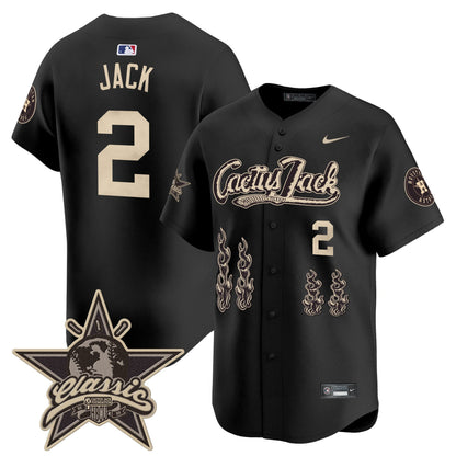 Men's Houston Astros Cactus Jack 2025 Vapor Premier Limited Jersey - All Stitched