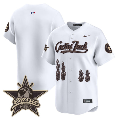 Men's Houston Astros Cactus Jack 2025 Vapor Premier Limited Jersey - All Stitched
