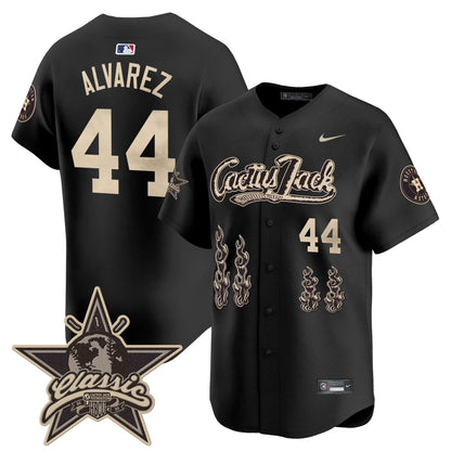 Men's Houston Astros Cactus Jack 2025 Vapor Premier Limited Jersey - All Stitched