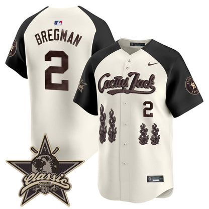 Men's Houston Astros Cactus Jack 2025 Vapor Premier Limited Jersey - All Stitched