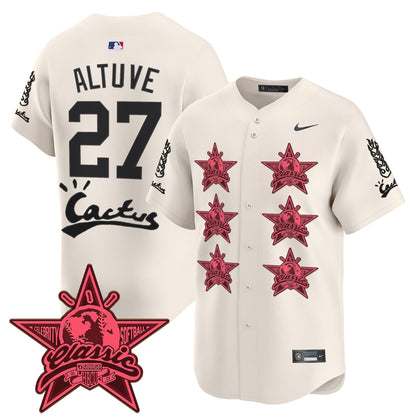 Men's Houston Astros Cactus Jack 2025 Vapor Premier Limited Jersey V2 - All Stitched
