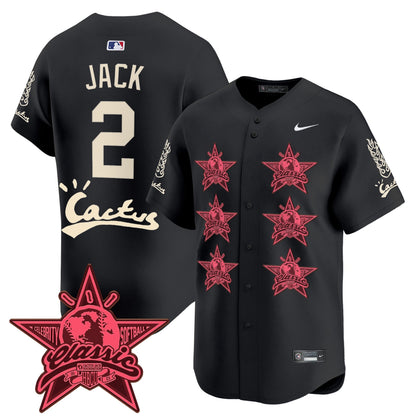 Men's Houston Astros Cactus Jack 2025 Vapor Premier Limited Jersey V2 - All Stitched