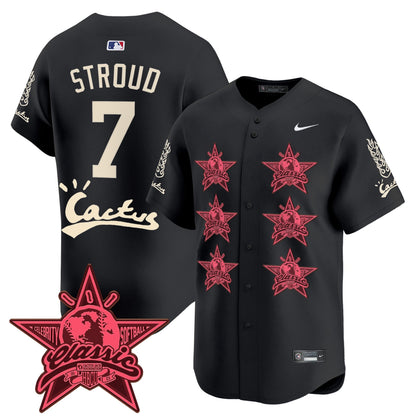 Men's Houston Astros Cactus Jack 2025 Vapor Premier Limited Jersey V2 - All Stitched