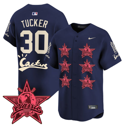 Men's Houston Astros Cactus Jack 2025 Vapor Premier Limited Jersey V2 - All Stitched
