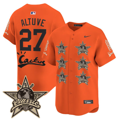 Men's Houston Astros Cactus Jack 2025 Vapor Premier Limited Jersey V2 - All Stitched
