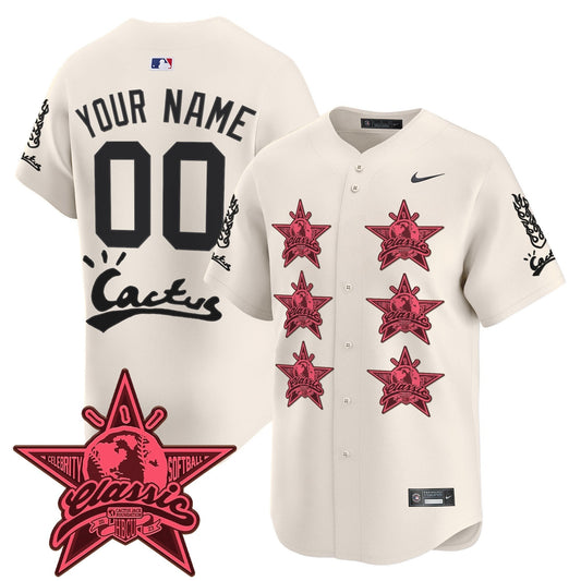 Houston Astros Cactus Jack 2025 Vapor Premier Limited Custom Jersey V2 - All Stitched