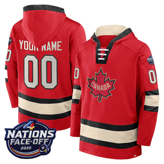 Canada 4 Nations Face-Off 2025 Inside Line Custom Pullover Hoodie - All Stitched