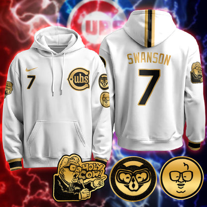 Chicago Cubs Limited Hoodie - Harry Caray "Holy Cow" Patch - All Stitched