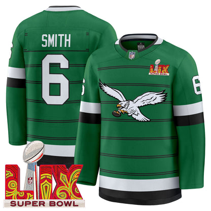 Eagles Kelly Green Hockey Premium Jersey - All Stitched