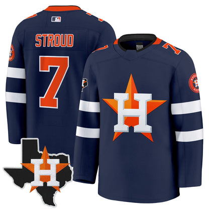 Men's Houston Astros Hockey Premium Jersey - All Stitched