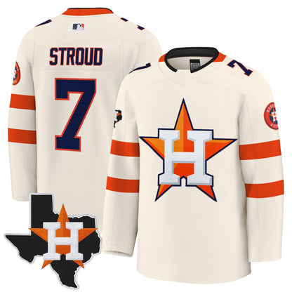 Men's Houston Astros Hockey Premium Jersey - All Stitched