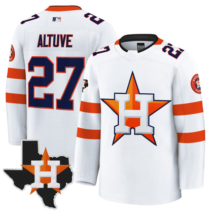 Men's Houston Astros Hockey Premium Jersey - All Stitched