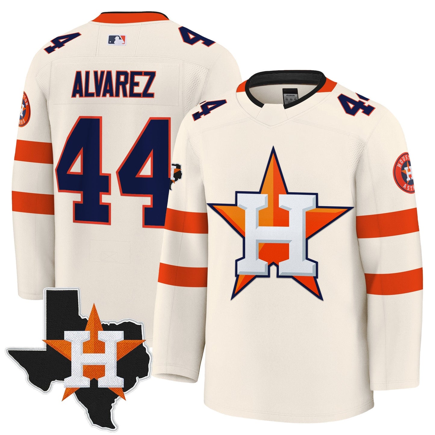 Men's Houston Astros Hockey Premium Jersey - All Stitched