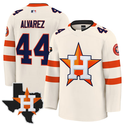 Men's Houston Astros Hockey Premium Jersey - All Stitched