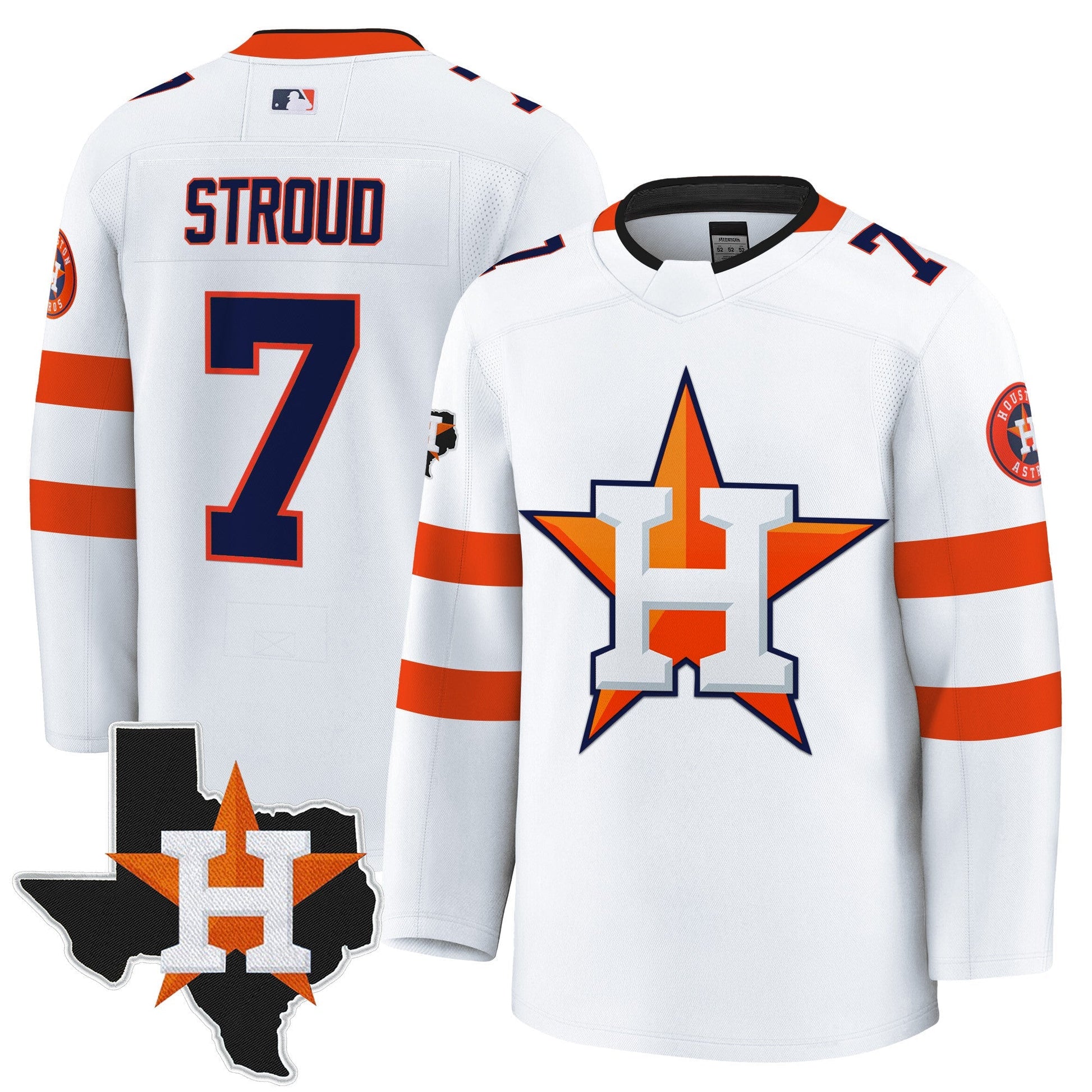 Men's Houston Astros Hockey Premium Jersey - All Stitched