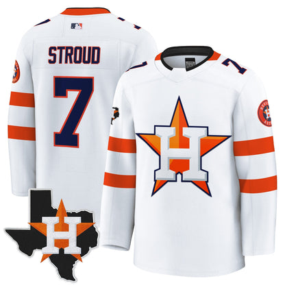 Men's Houston Astros Hockey Premium Jersey - All Stitched