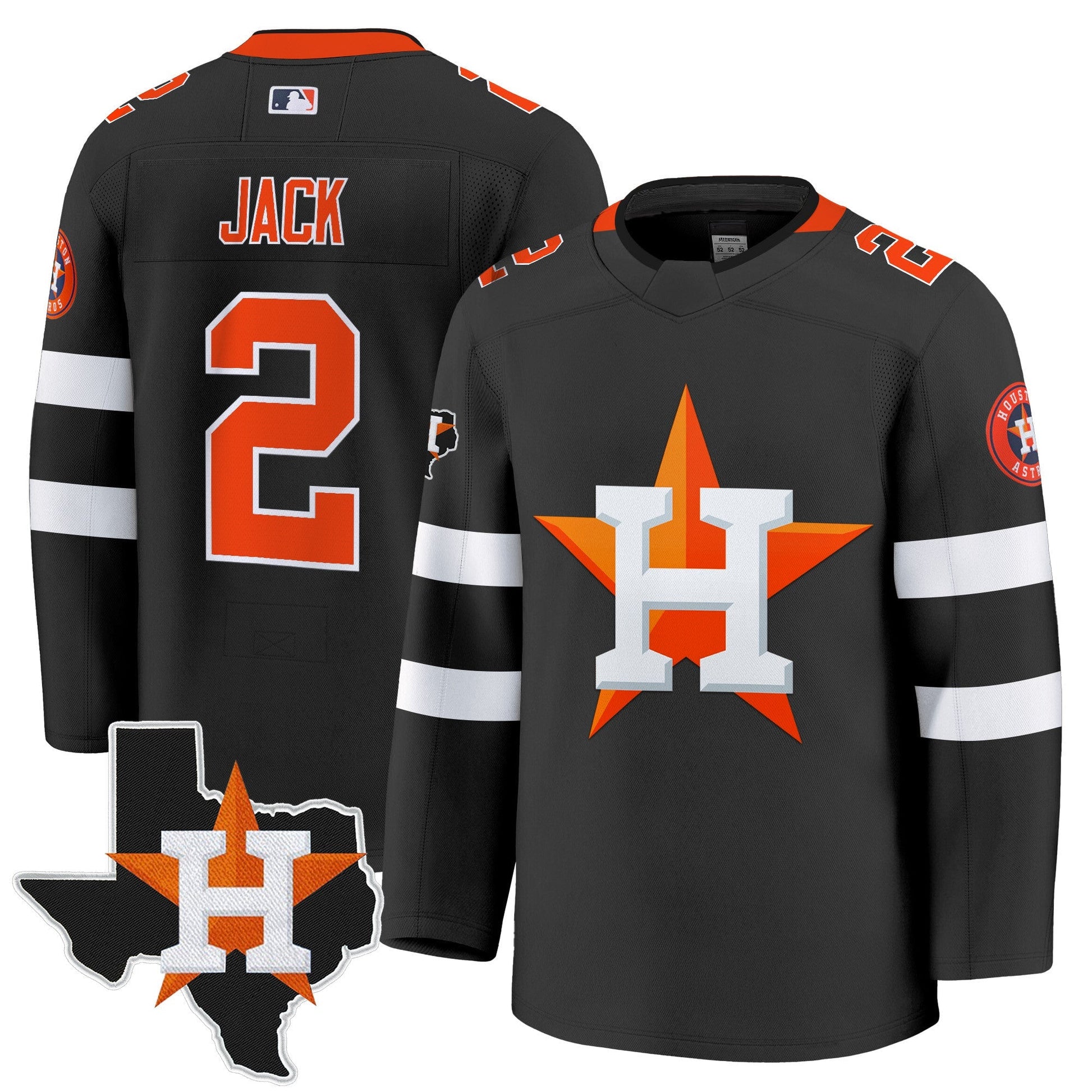 Men's Houston Astros Hockey Premium Jersey - All Stitched