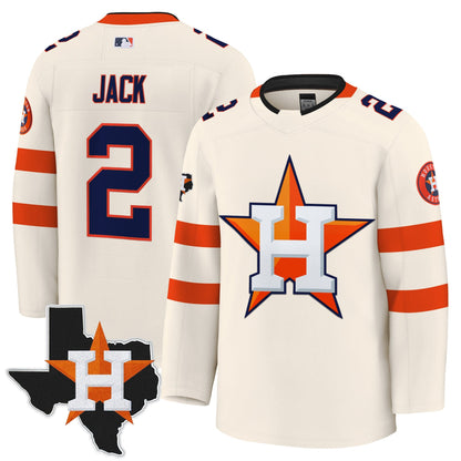 Men's Houston Astros Hockey Premium Jersey - All Stitched