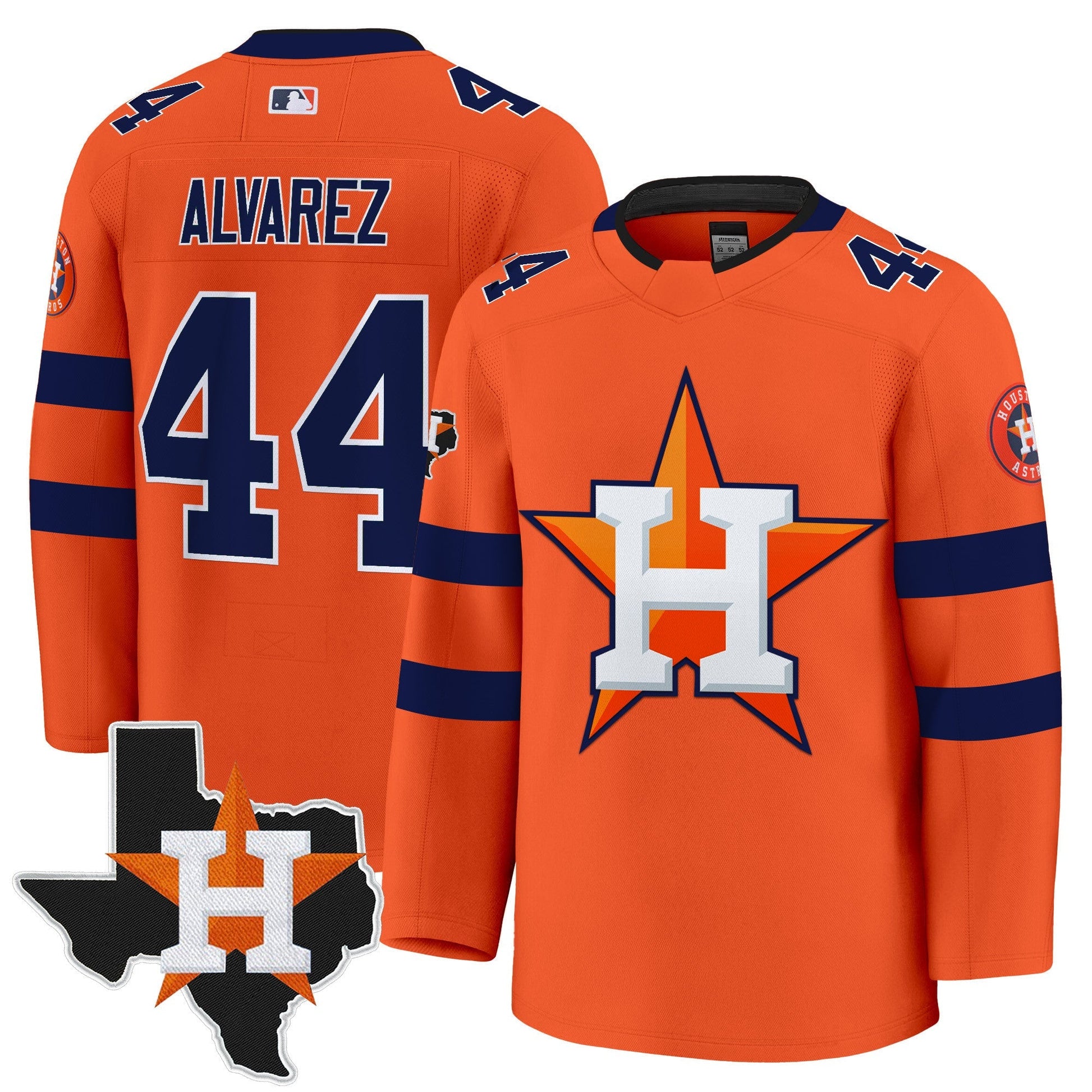 Men's Houston Astros Hockey Premium Jersey - All Stitched