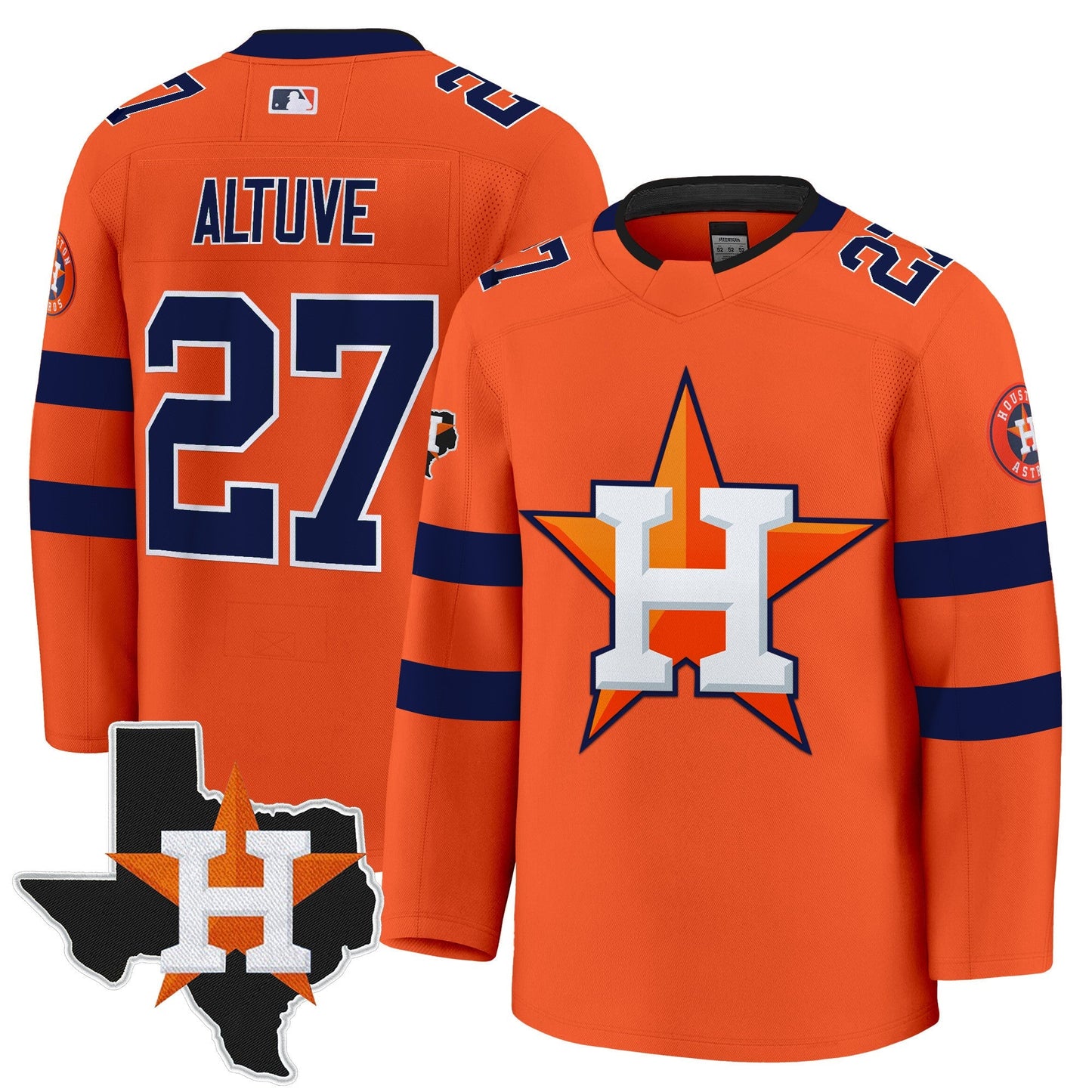Men's Houston Astros Hockey Premium Jersey - All Stitched