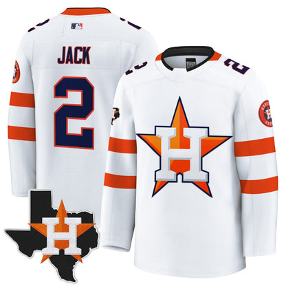 Men's Houston Astros Hockey Premium Jersey - All Stitched