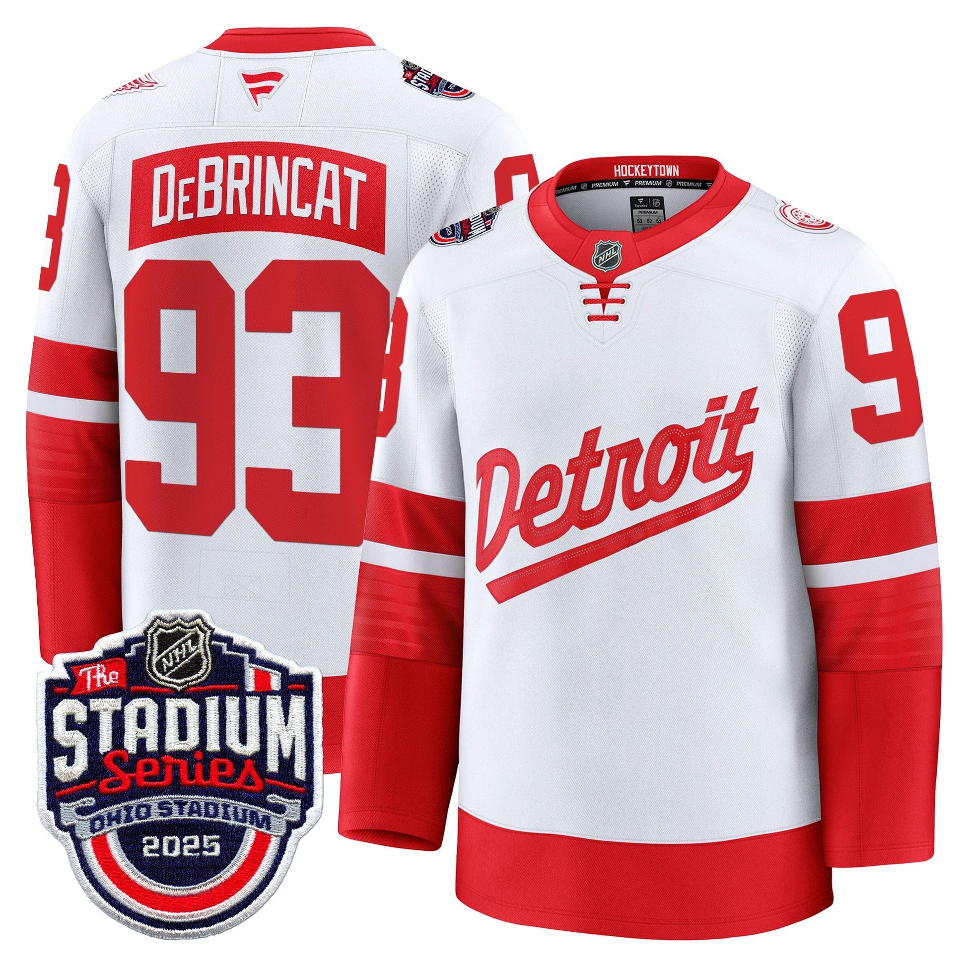 Men's Detroit Red Wings 2025 Stadium Series Premium Jersey - All Stitched