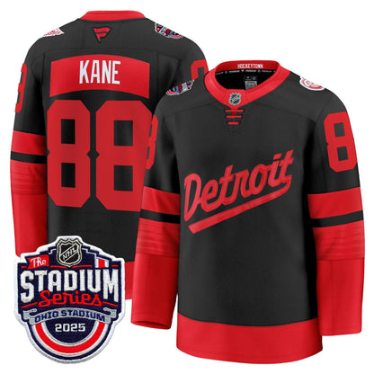 Men's Detroit Red Wings 2025 Stadium Series Premium Jersey - All Stitched