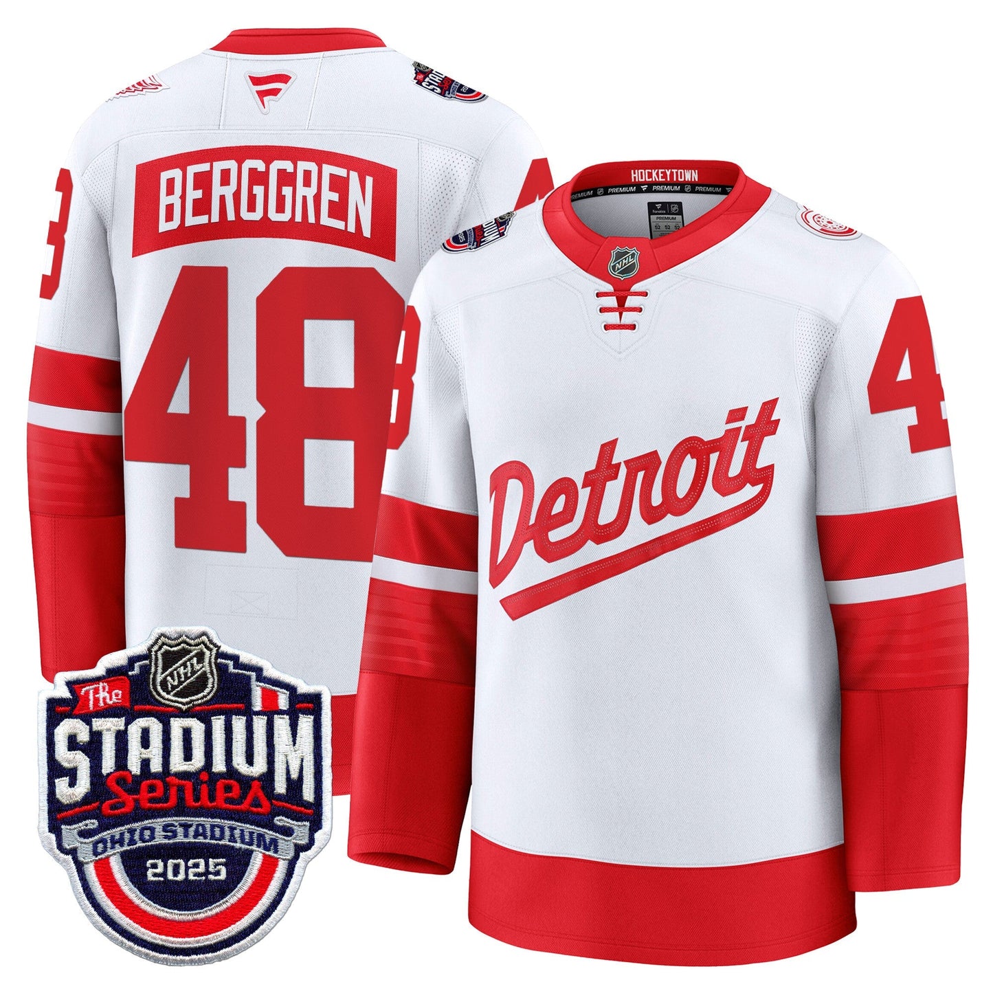 Men's Detroit Red Wings 2025 Stadium Series Premium Jersey - All Stitched