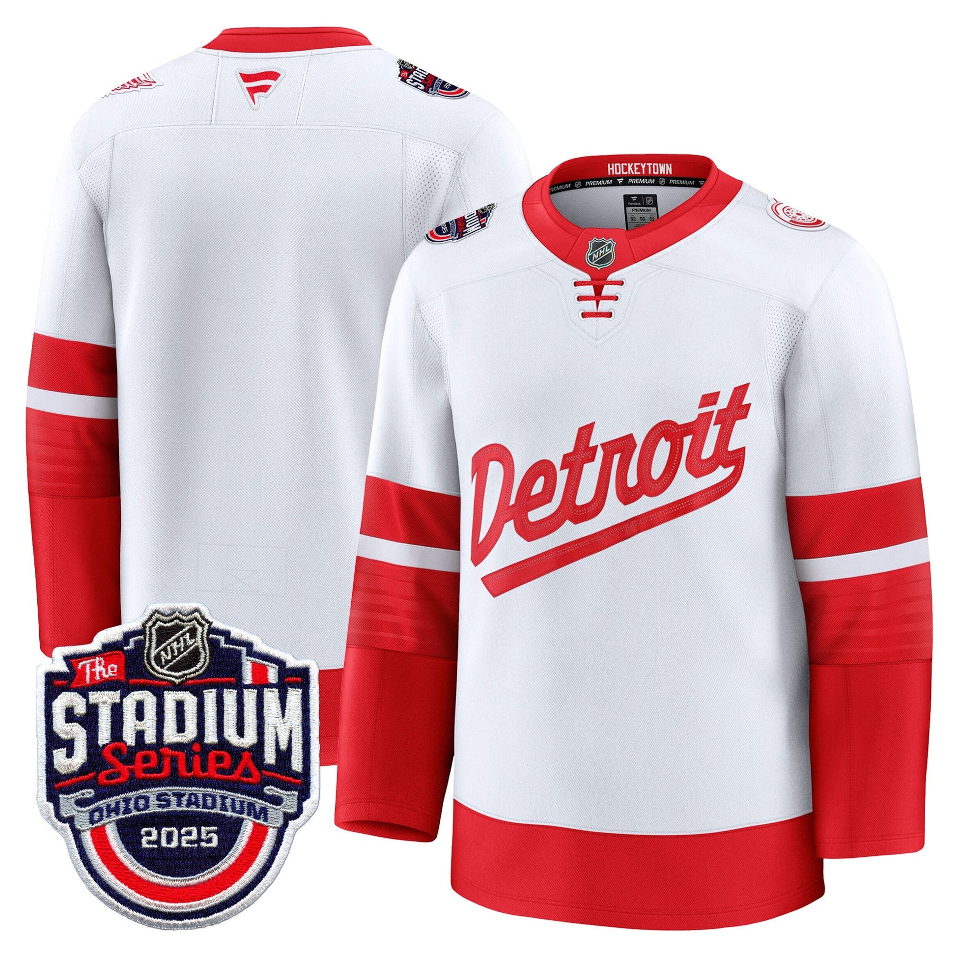 Men's Detroit Red Wings 2025 Stadium Series Premium Jersey - All Stitched