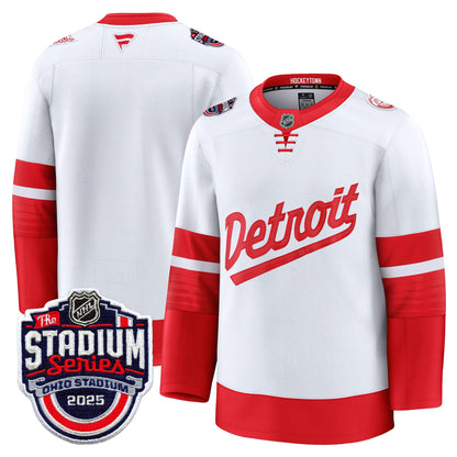 Men's Detroit Red Wings 2025 Stadium Series Premium Jersey - All Stitched