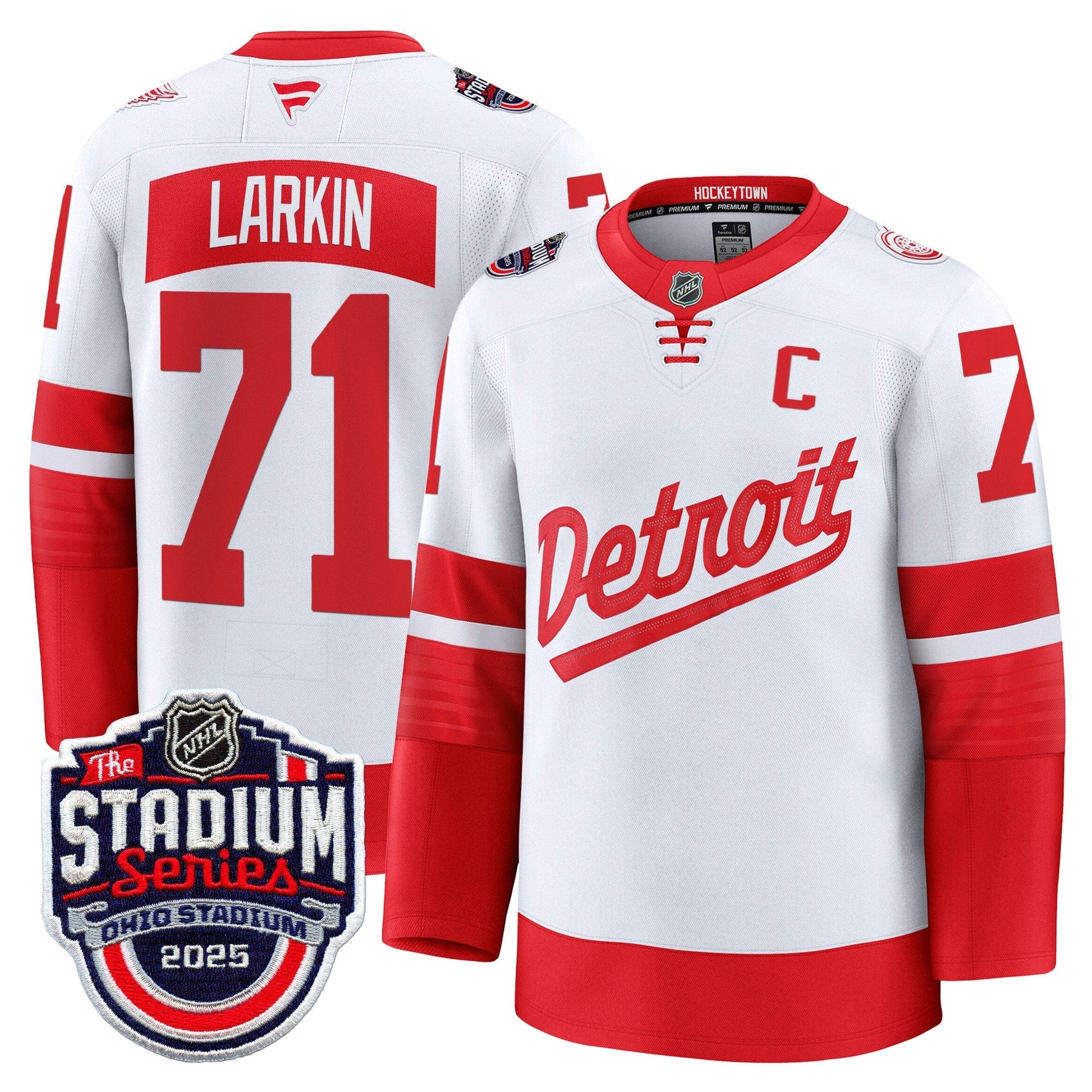 Men's Detroit Red Wings 2025 Stadium Series Premium Jersey - All Stitched