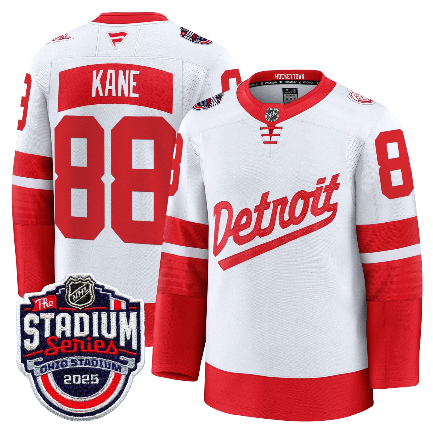 Men's Detroit Red Wings 2025 Stadium Series Premium Jersey - All Stitched