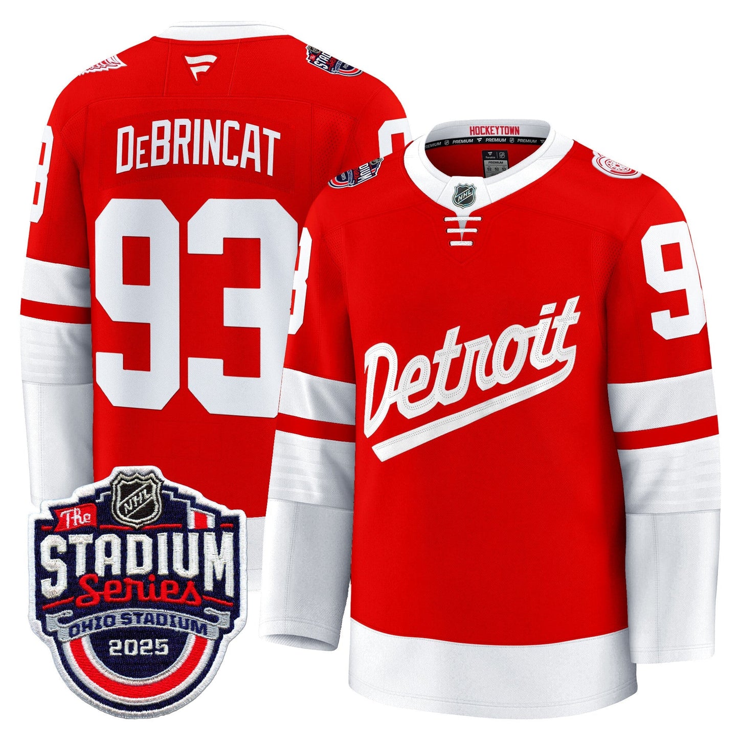 Men's Detroit Red Wings 2025 Stadium Series Premium Jersey - All Stitched