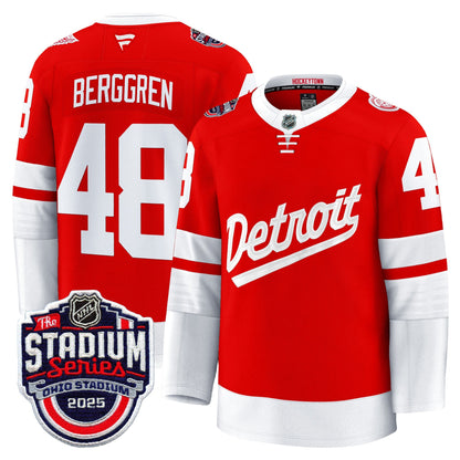Men's Detroit Red Wings 2025 Stadium Series Premium Jersey - All Stitched