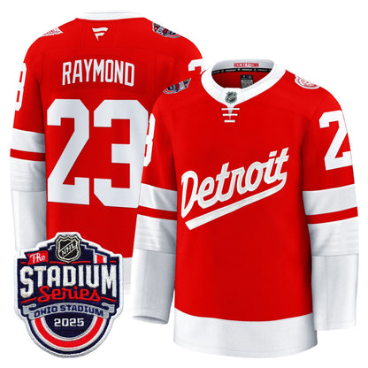Men's Detroit Red Wings 2025 Stadium Series Premium Jersey - All Stitched