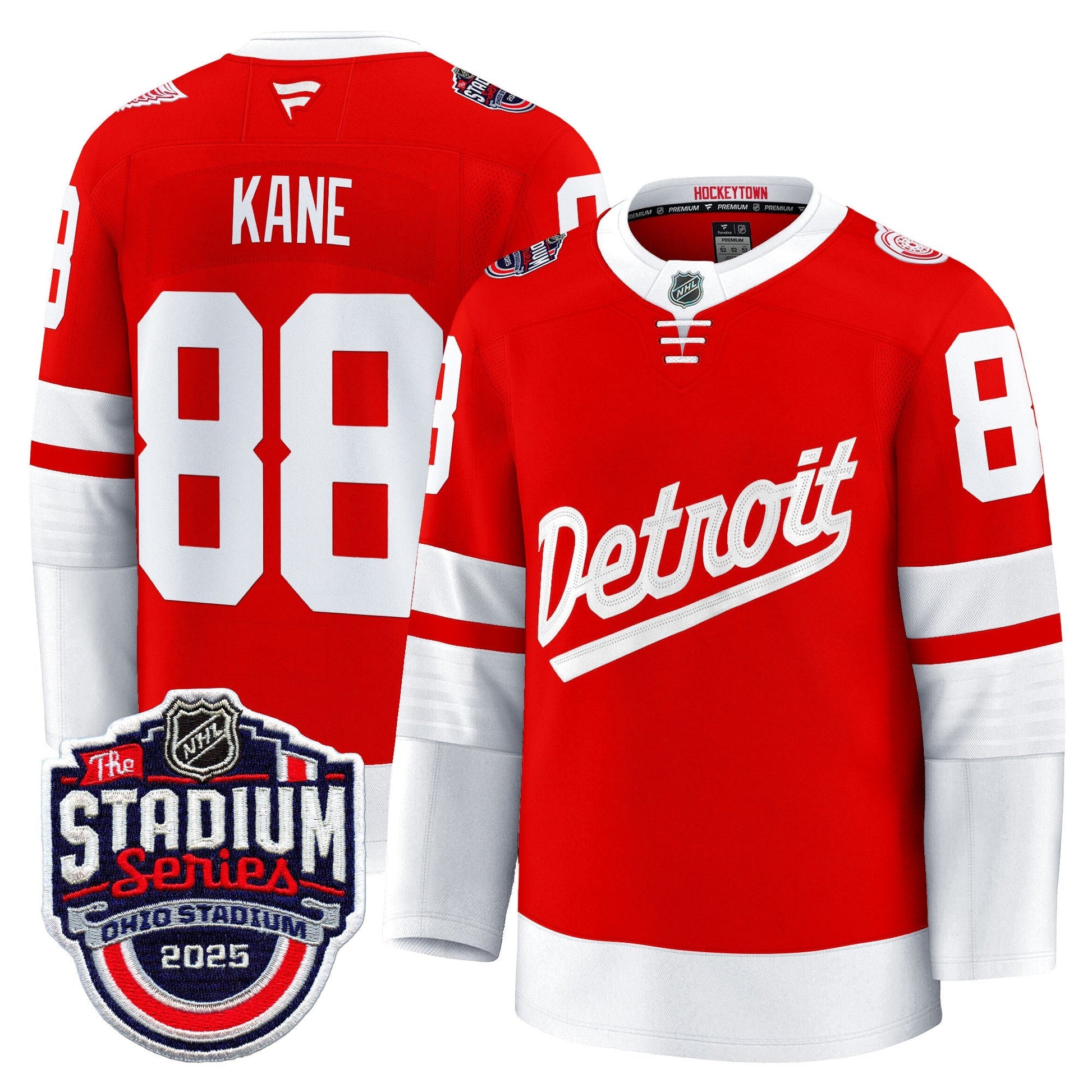 Men's Detroit Red Wings 2025 Stadium Series Premium Jersey - All Stitched