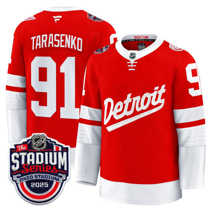 Men's Detroit Red Wings 2025 Stadium Series Premium Jersey - All Stitched