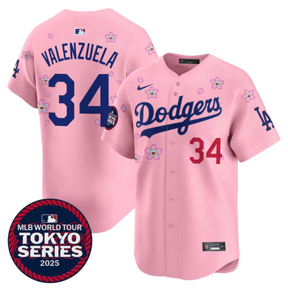 Men's Dodgers Tokyo Series 2025 Vapor Premier Limited Jersey - Stitched