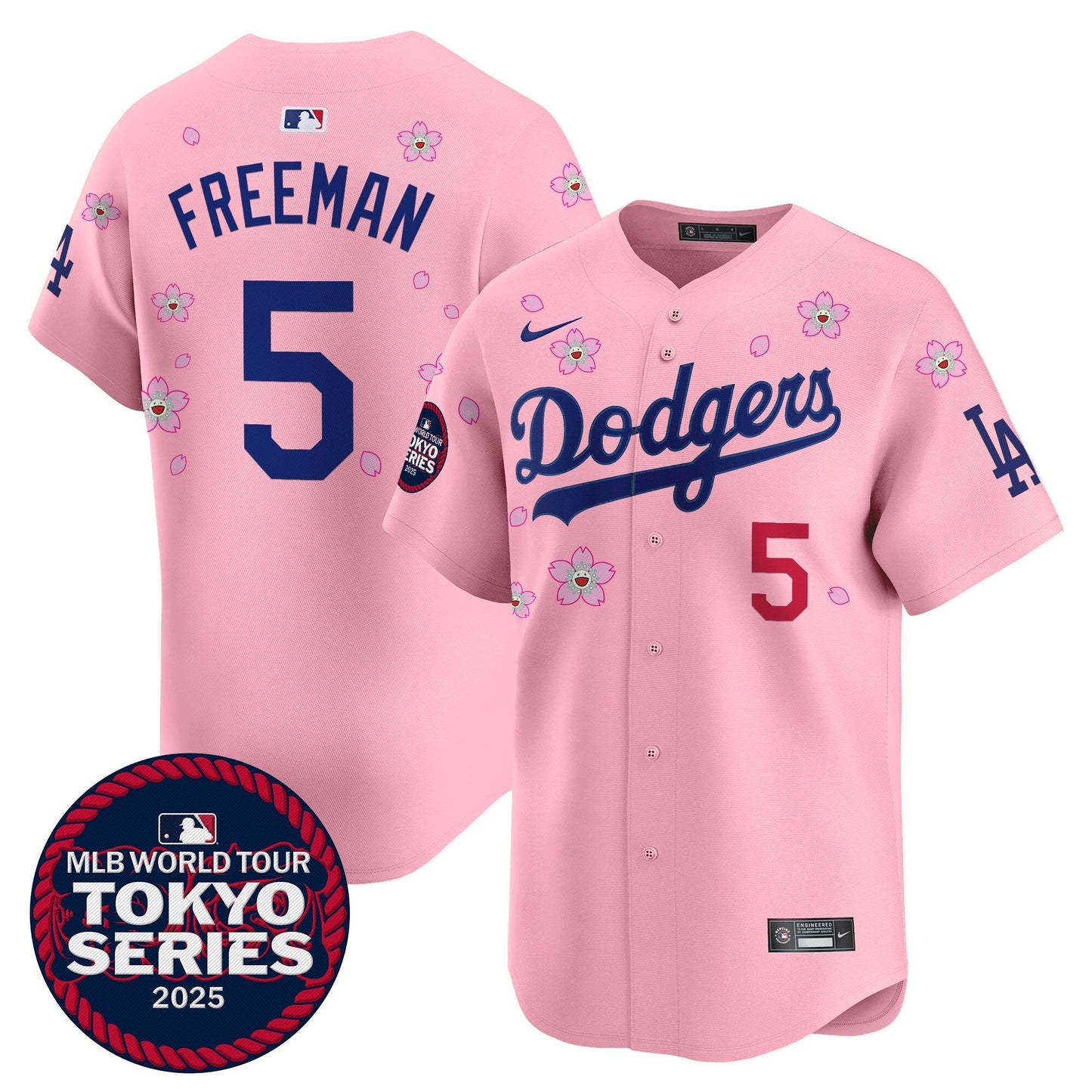Men's Dodgers Tokyo Series 2025 Vapor Premier Limited Jersey - Stitched