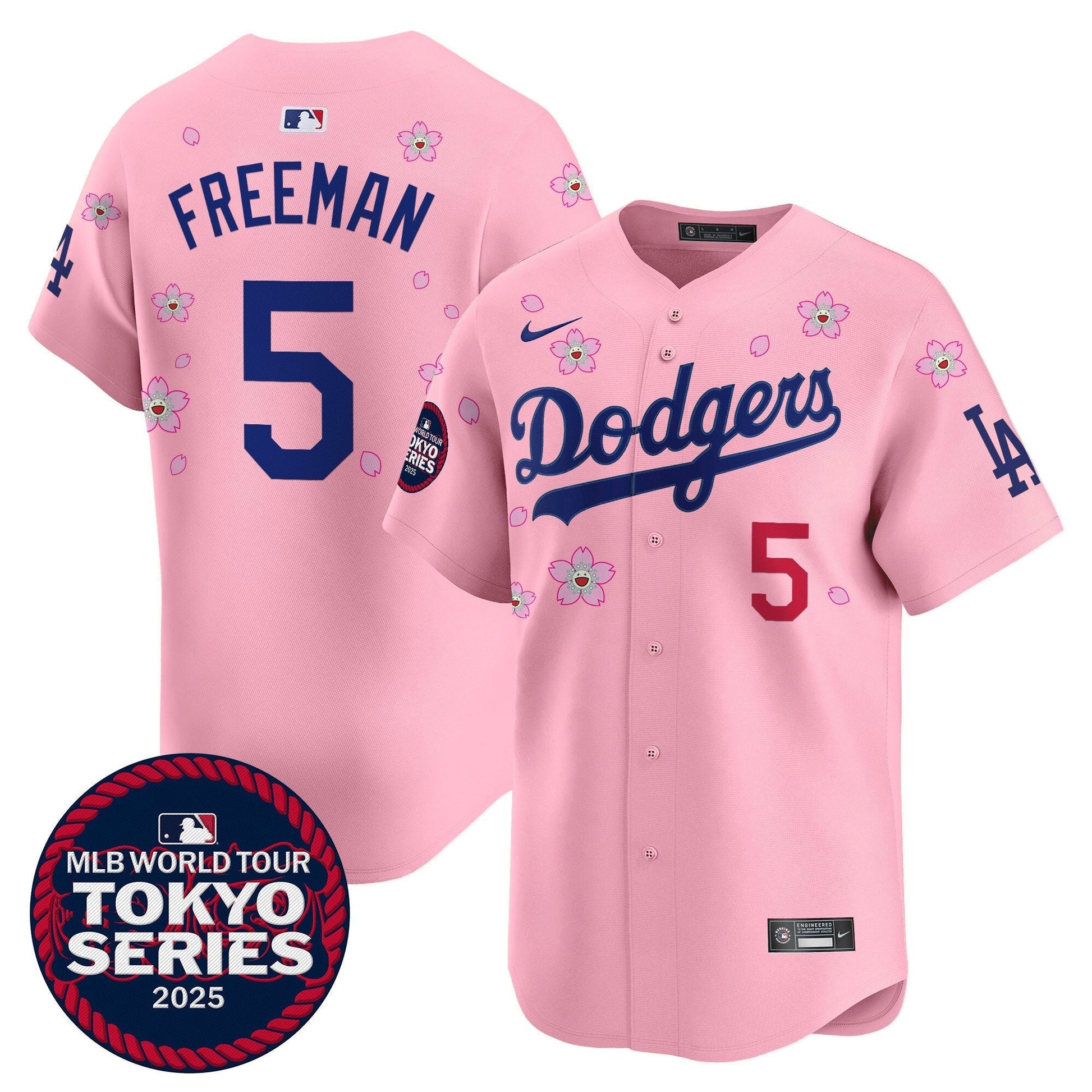 Men's Dodgers Tokyo Series 2025 Vapor Premier Limited Jersey - Stitched