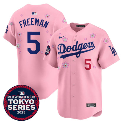 Men's Dodgers Tokyo Series 2025 Vapor Premier Limited Jersey - Stitched