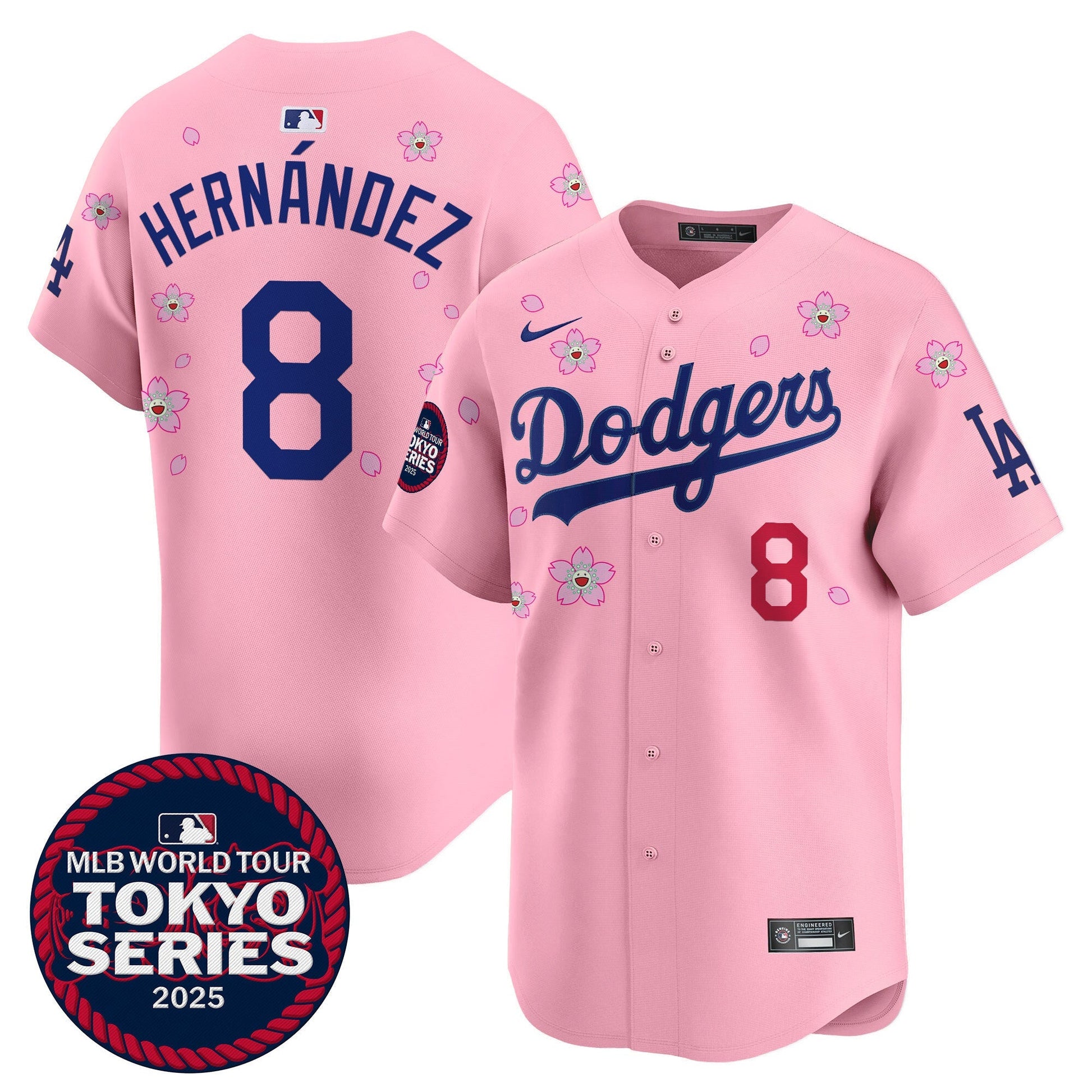Men's Dodgers Tokyo Series 2025 Vapor Premier Limited Jersey - Stitched