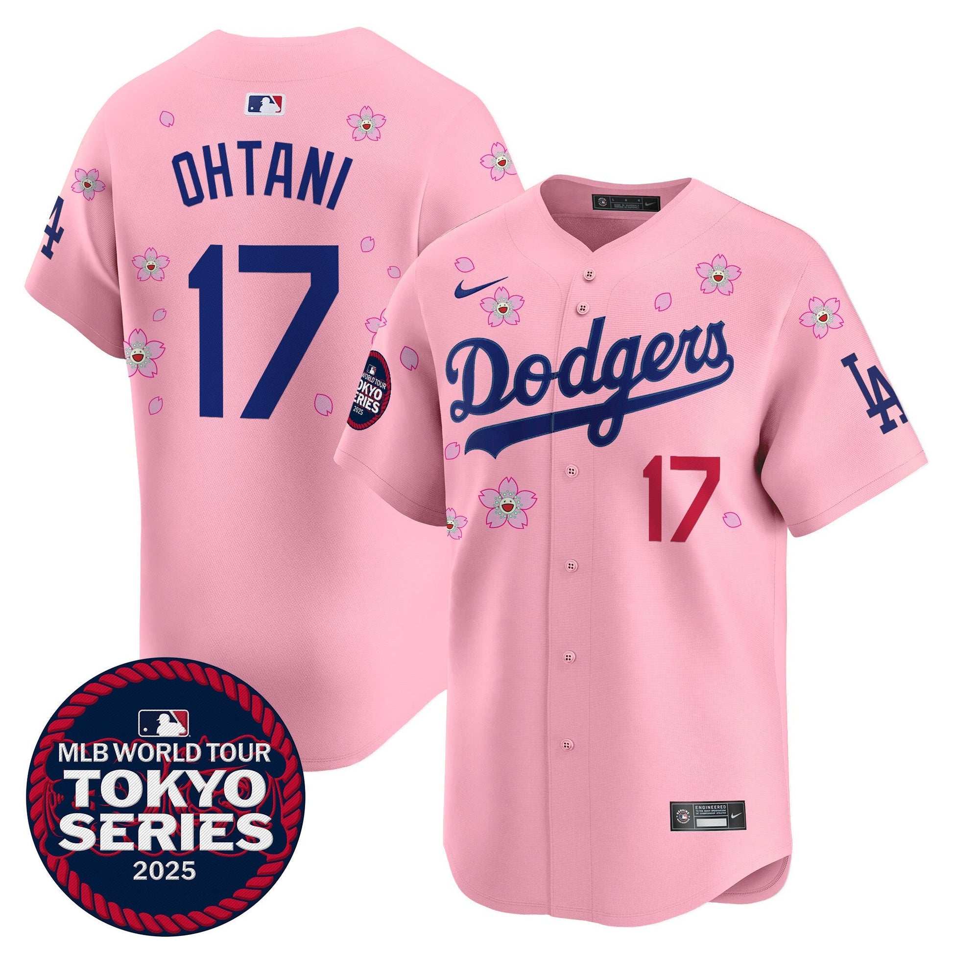 Men's Dodgers Tokyo Series 2025 Vapor Premier Limited Jersey - Stitched