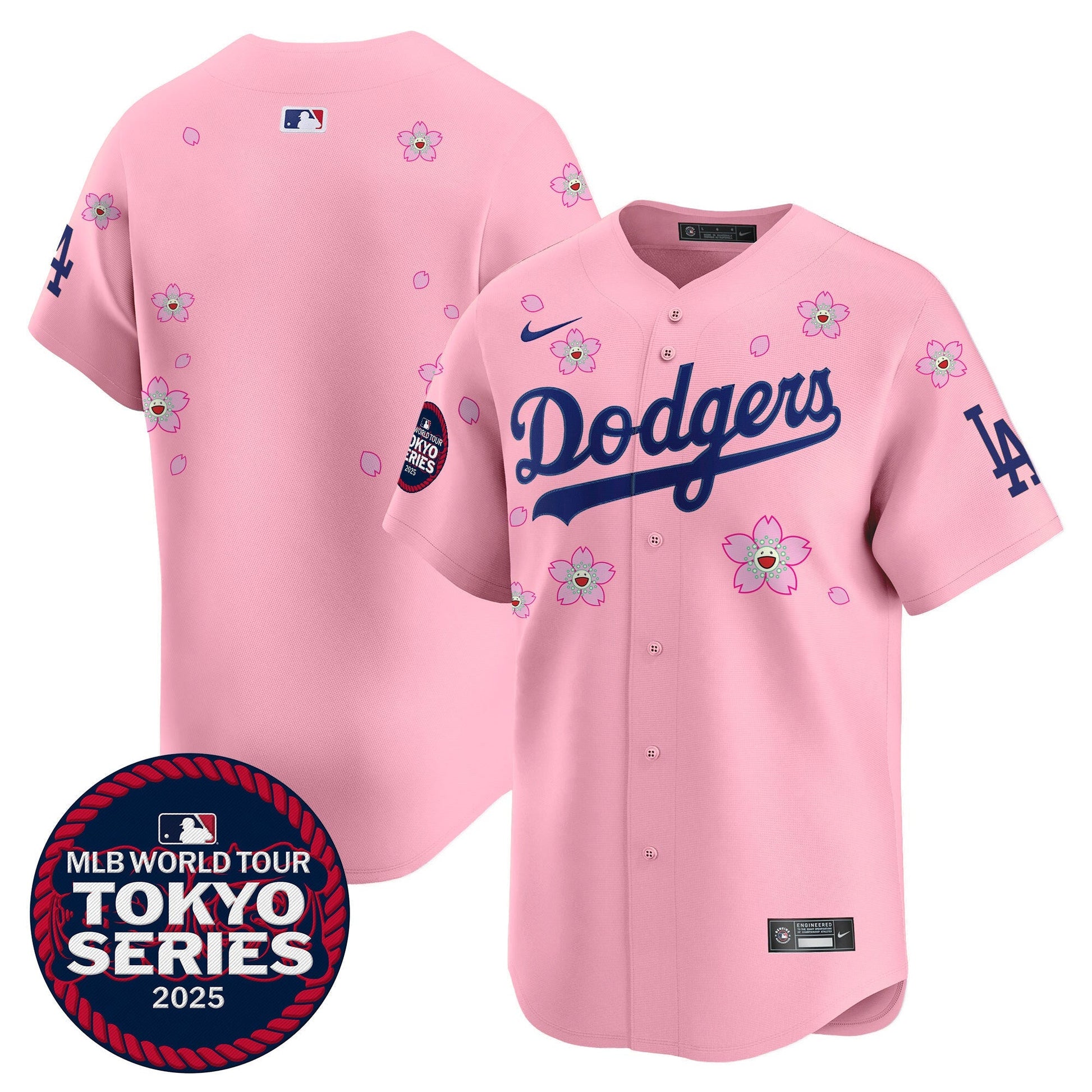 Men's Dodgers Tokyo Series 2025 Vapor Premier Limited Jersey - Stitched