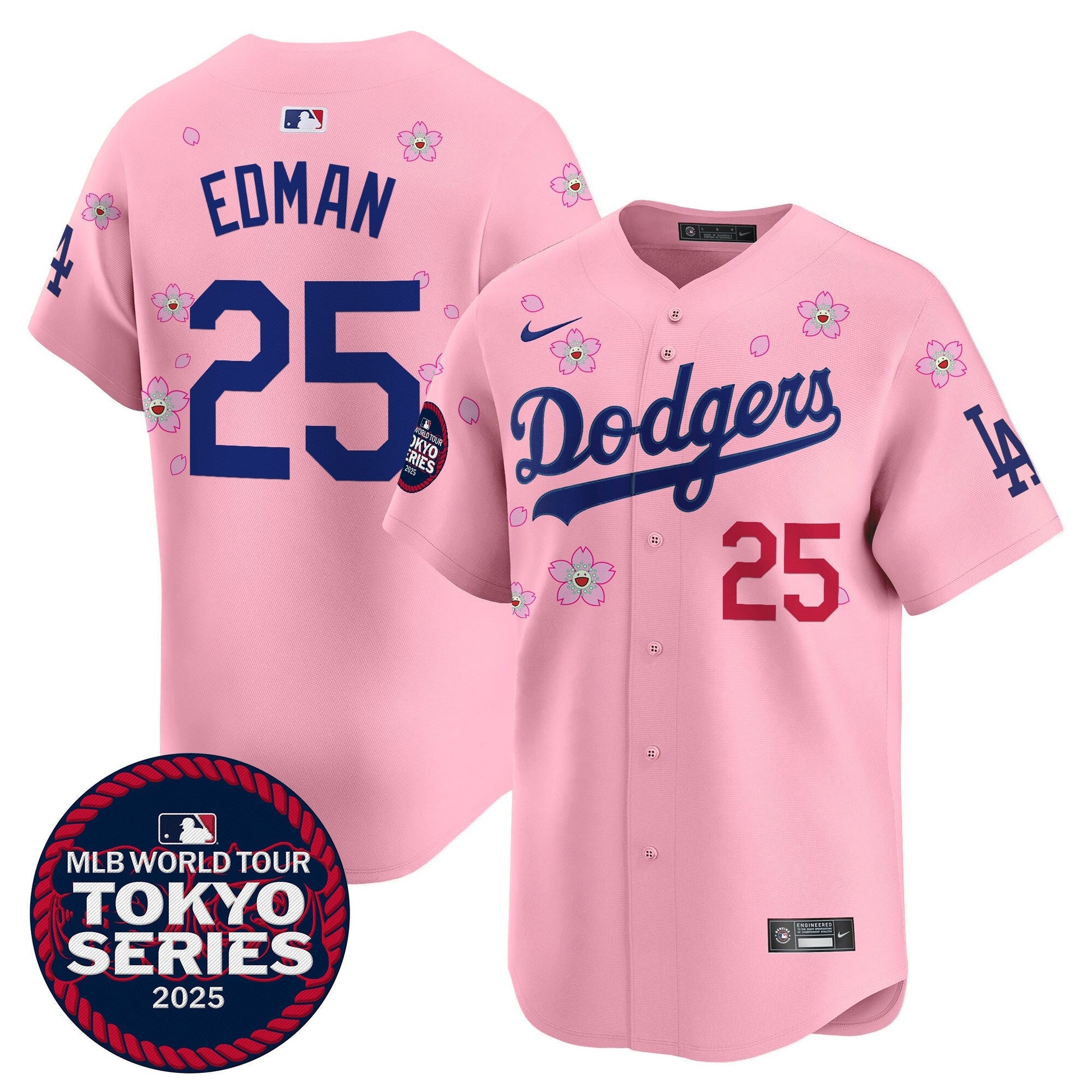 Men's Dodgers Tokyo Series 2025 Vapor Premier Limited Jersey - Stitched