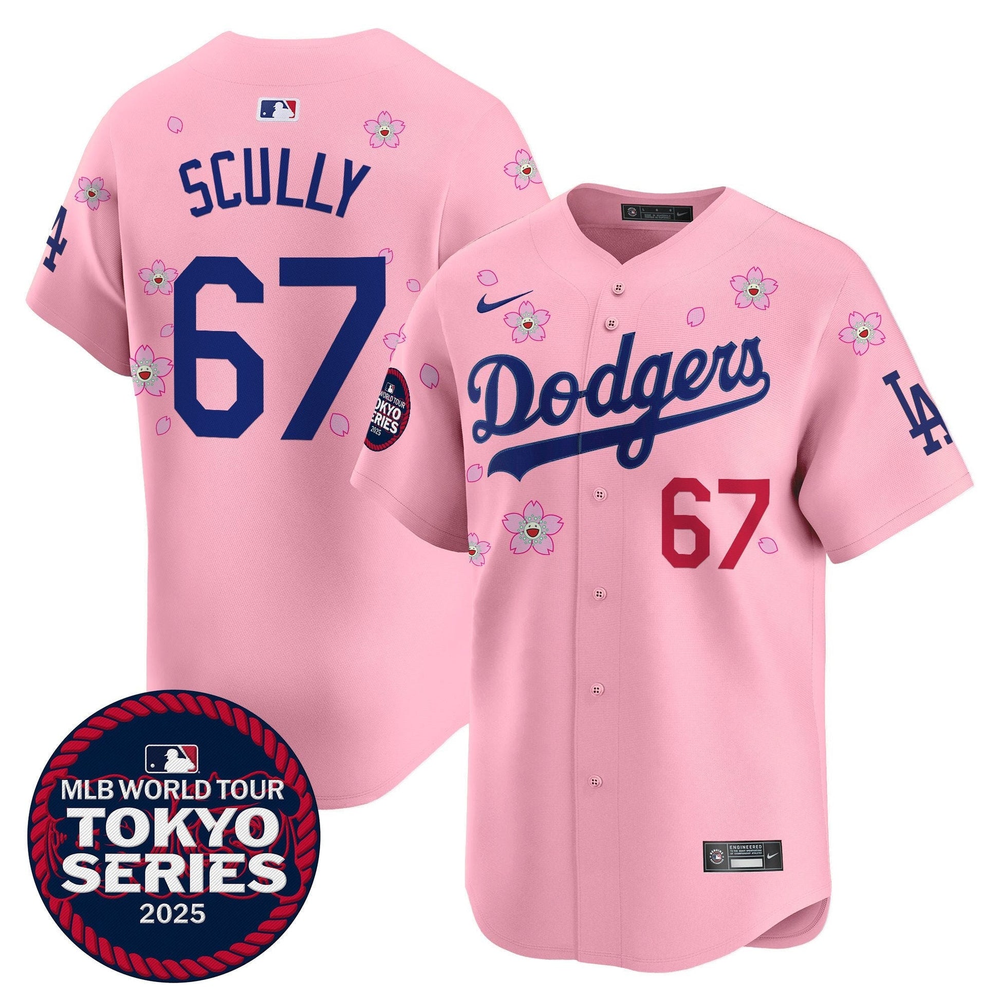 Men's Dodgers Tokyo Series 2025 Vapor Premier Limited Jersey - Stitched
