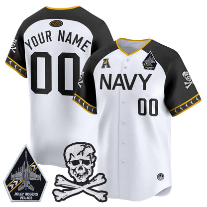 Navy Midshipmen 2025 Vapor Premier Limited Custom Jersey - All Stitched