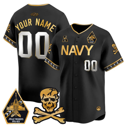 Navy Midshipmen 2025 Vapor Premier Limited Custom Jersey - All Stitched
