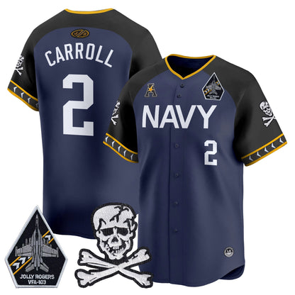 Men's Navy Midshipmen 2025 Vapor Premier Limited Jersey - All Stitched