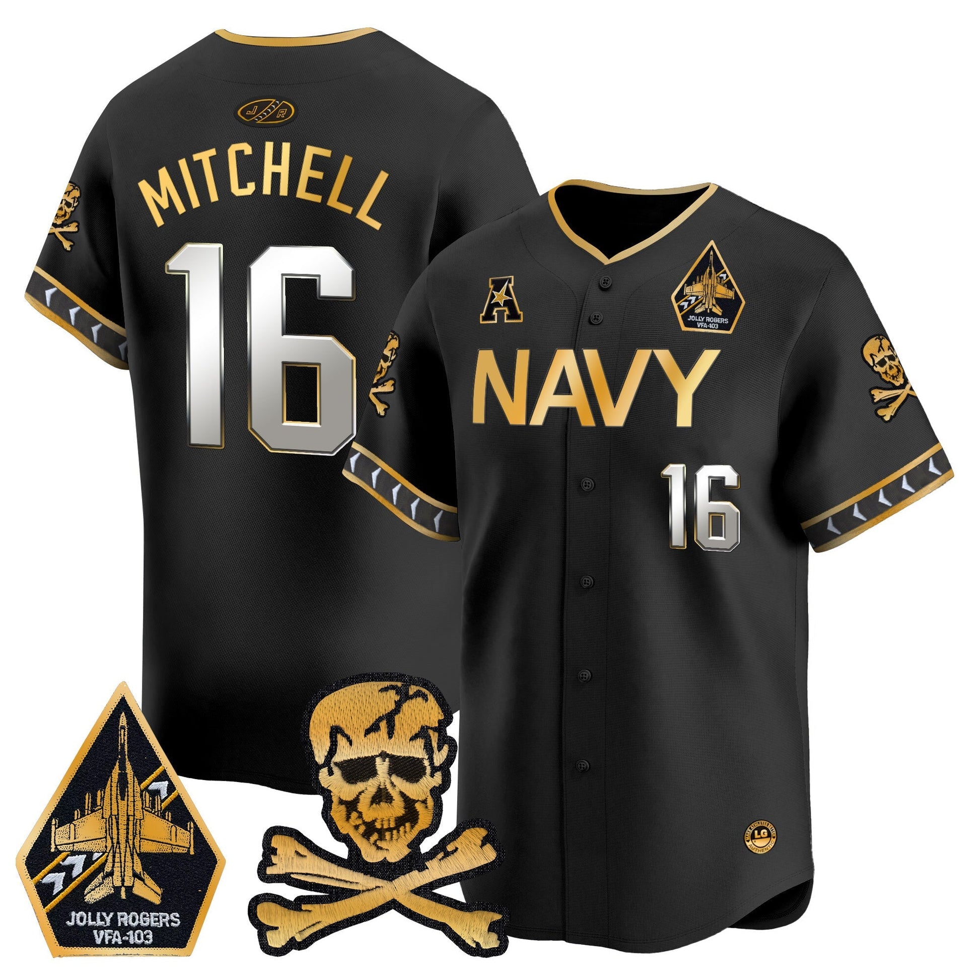 Men's Navy Midshipmen 2025 Vapor Premier Limited Jersey - All Stitched